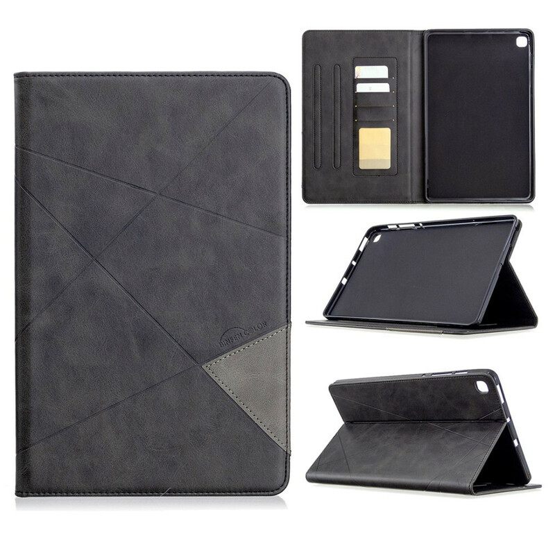 Kuoret Samsung Galaxy Tab S6 Lite Geometry Leather Effect