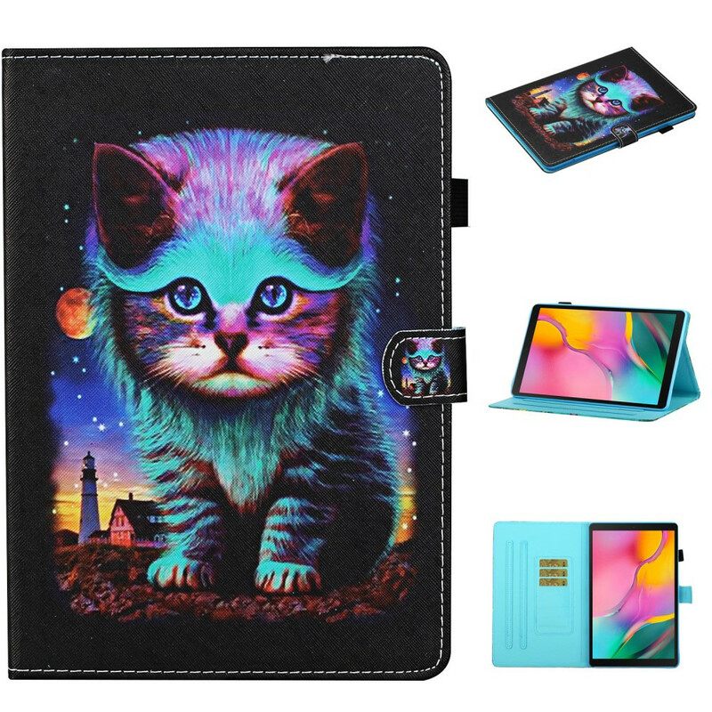 Nahkakotelo Samsung Galaxy Tab S6 Lite Electric Cat