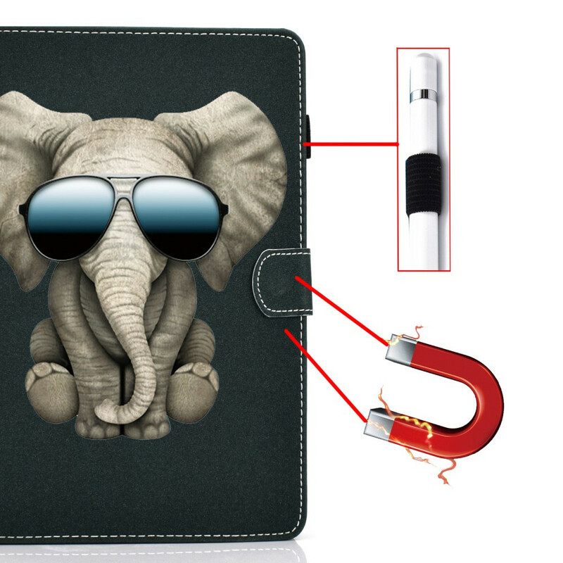 Nahkakotelo Samsung Galaxy Tab S6 Lite Elephant Incognito