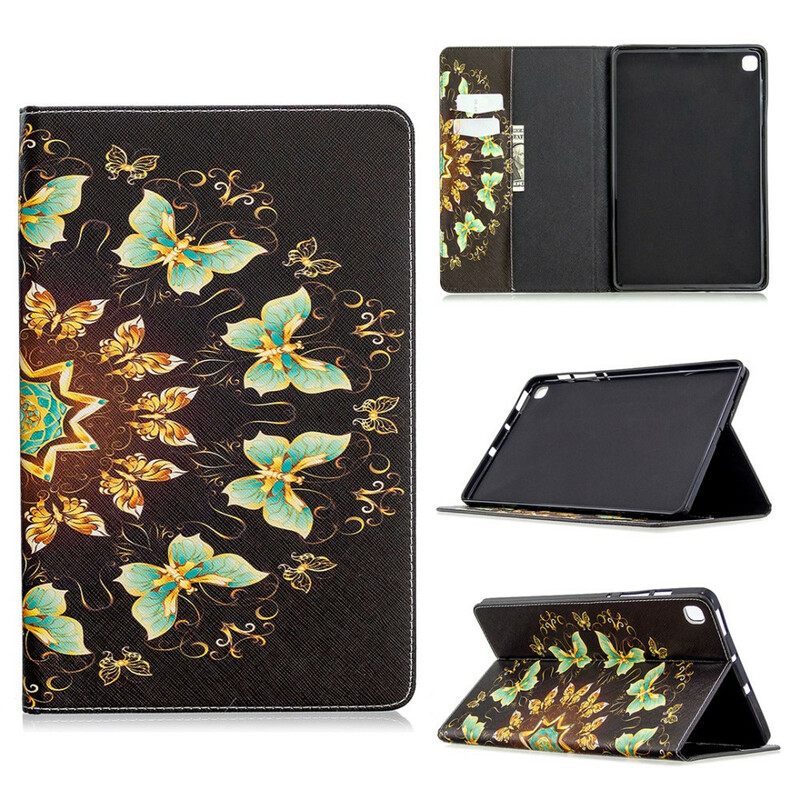 Nahkakuori Samsung Galaxy Tab S6 Lite Butterfly Sarja