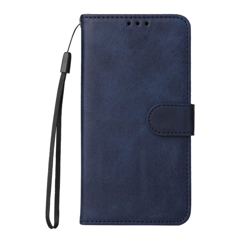 Kotelot Honor Magic 6 Pro Puhelinkuoret Unni Leather Style Hihnalla