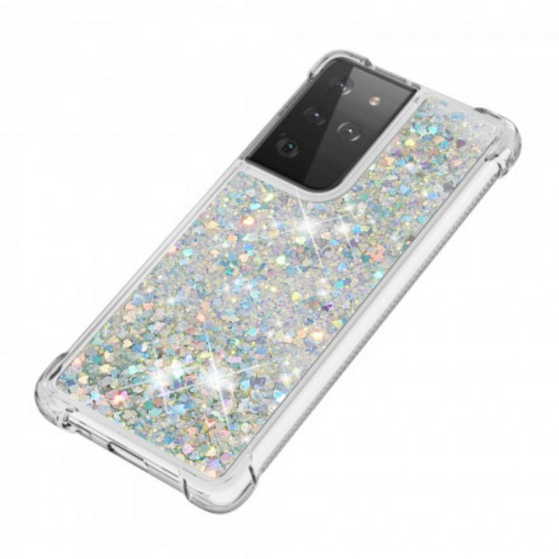 Case Samsung Galaxy S21 Ultra 5G Desires Paljetteja