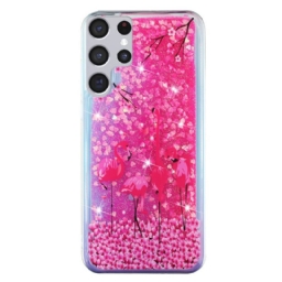 Case Samsung Galaxy S21 Ultra 5G Flamingo Sequins