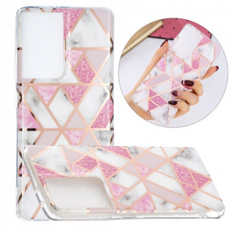 Case Samsung Galaxy S21 Ultra 5G Marble Design Ultra