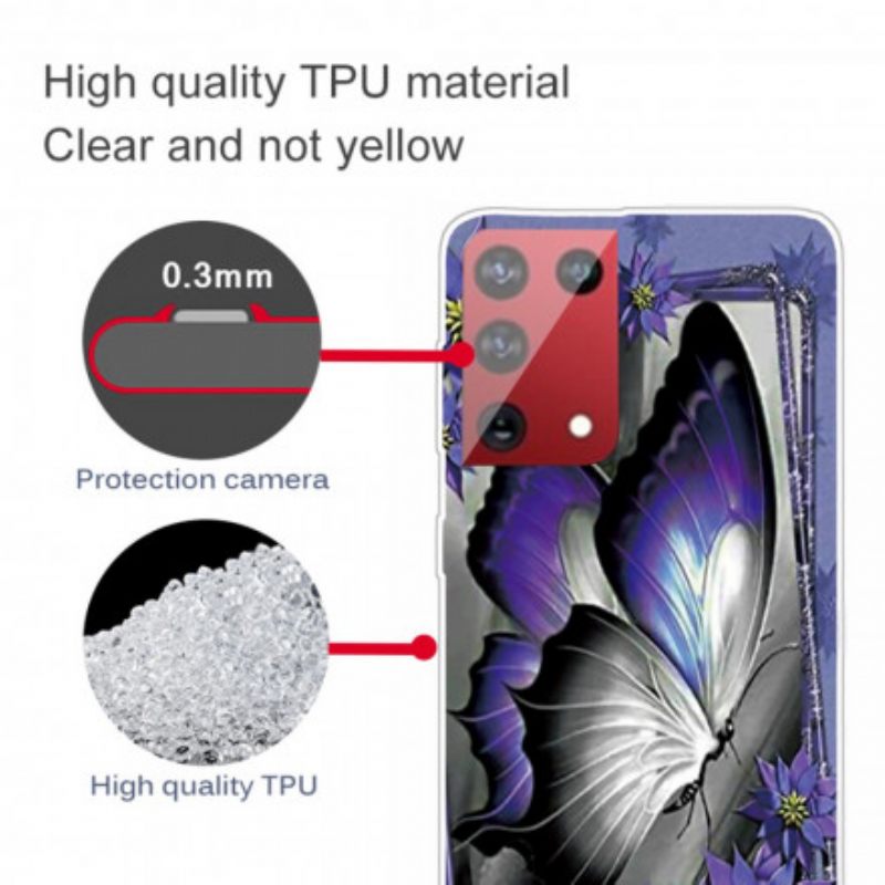 Case Samsung Galaxy S21 Ultra 5G Royal Butterfly