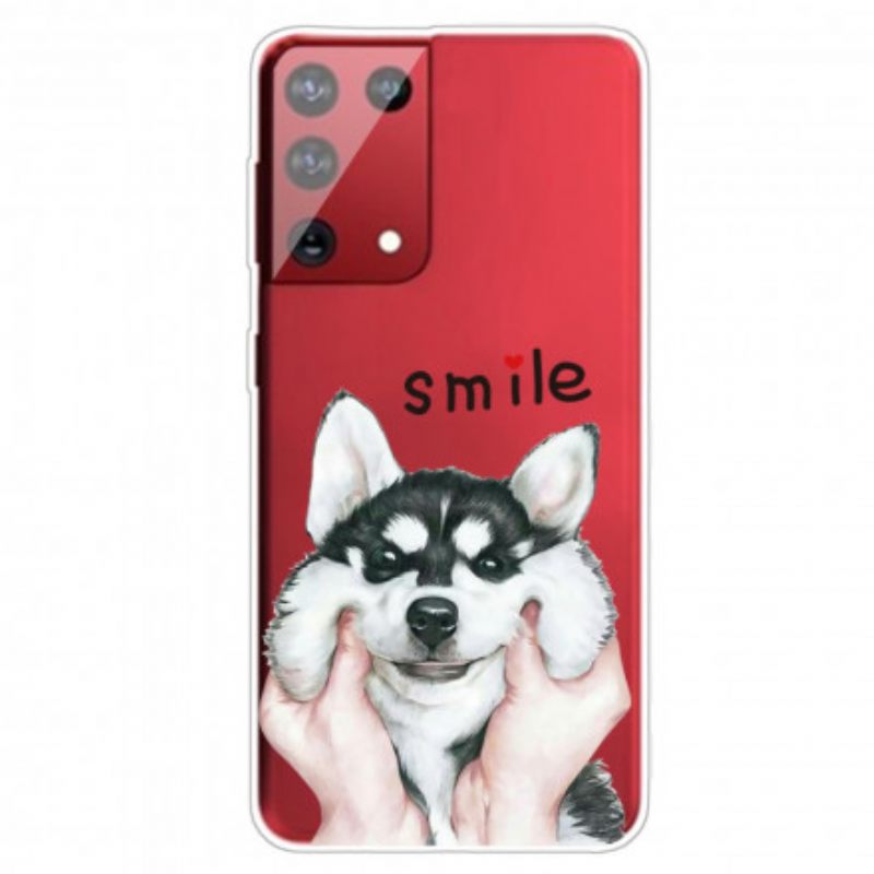 Case Samsung Galaxy S21 Ultra 5G Smile Dog