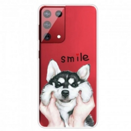 Case Samsung Galaxy S21 Ultra 5G Smile Dog