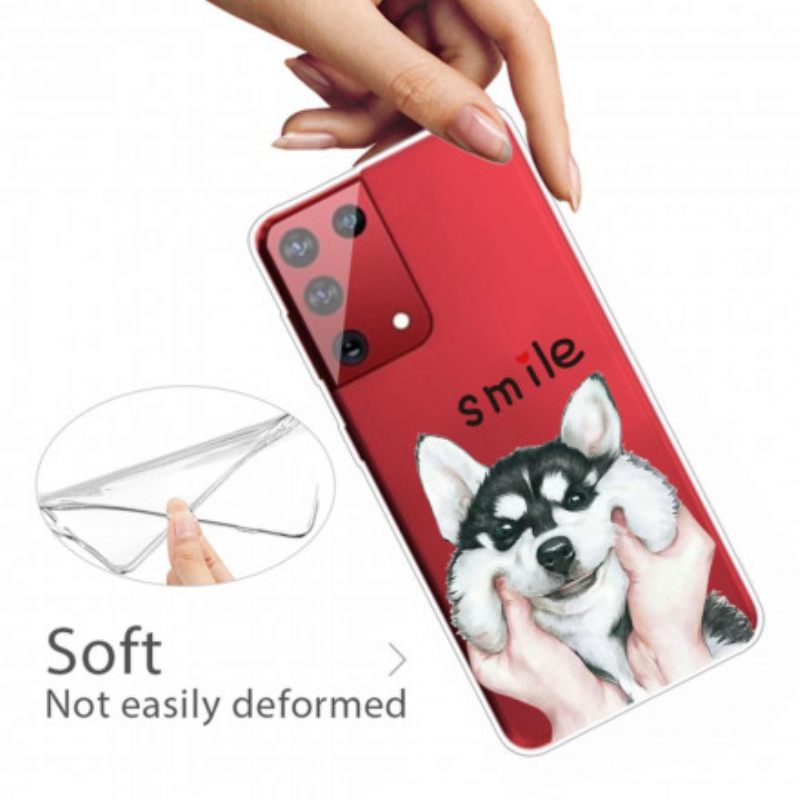 Case Samsung Galaxy S21 Ultra 5G Smile Dog