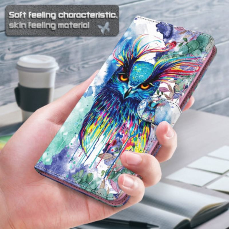 Flip Case Samsung Galaxy S21 Ultra 5G Bird Watercolour