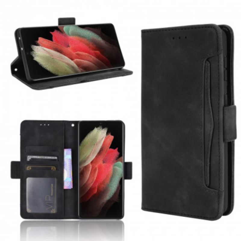 Flip Case Samsung Galaxy S21 Ultra 5G First Class Multi-card