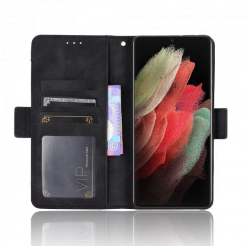 Flip Case Samsung Galaxy S21 Ultra 5G First Class Multi-card