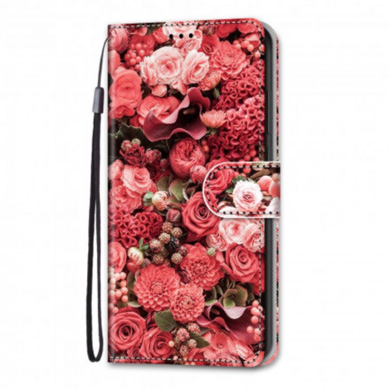 Flip Case Samsung Galaxy S21 Ultra 5G Floral Romance