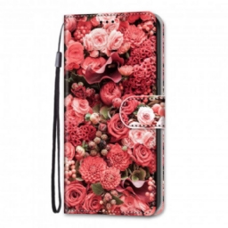 Flip Case Samsung Galaxy S21 Ultra 5G Floral Romance