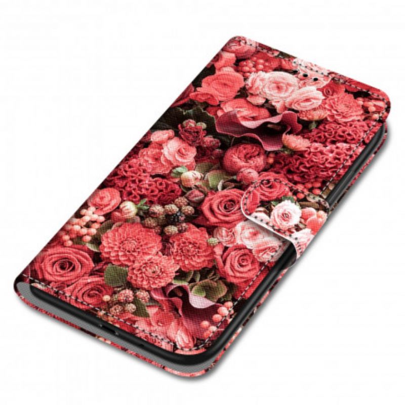 Flip Case Samsung Galaxy S21 Ultra 5G Floral Romance