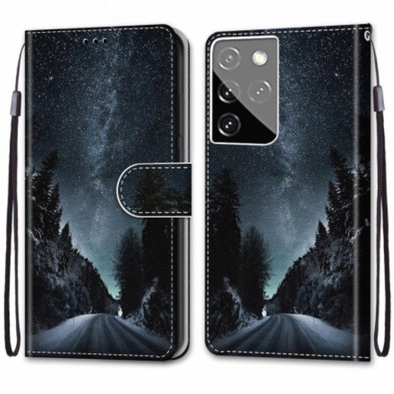 Flip Case Samsung Galaxy S21 Ultra 5G Mysterious Nature