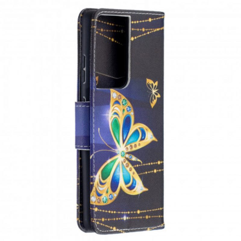 Kotelot Samsung Galaxy S21 Ultra 5G Butterflies Kings