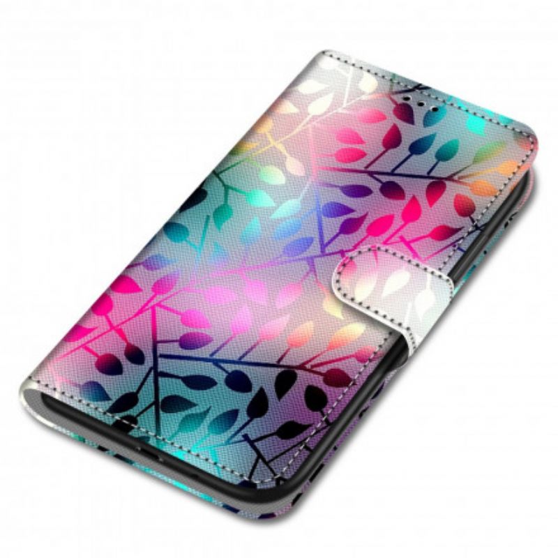 Kotelot Samsung Galaxy S21 Ultra 5G Neon Leaves