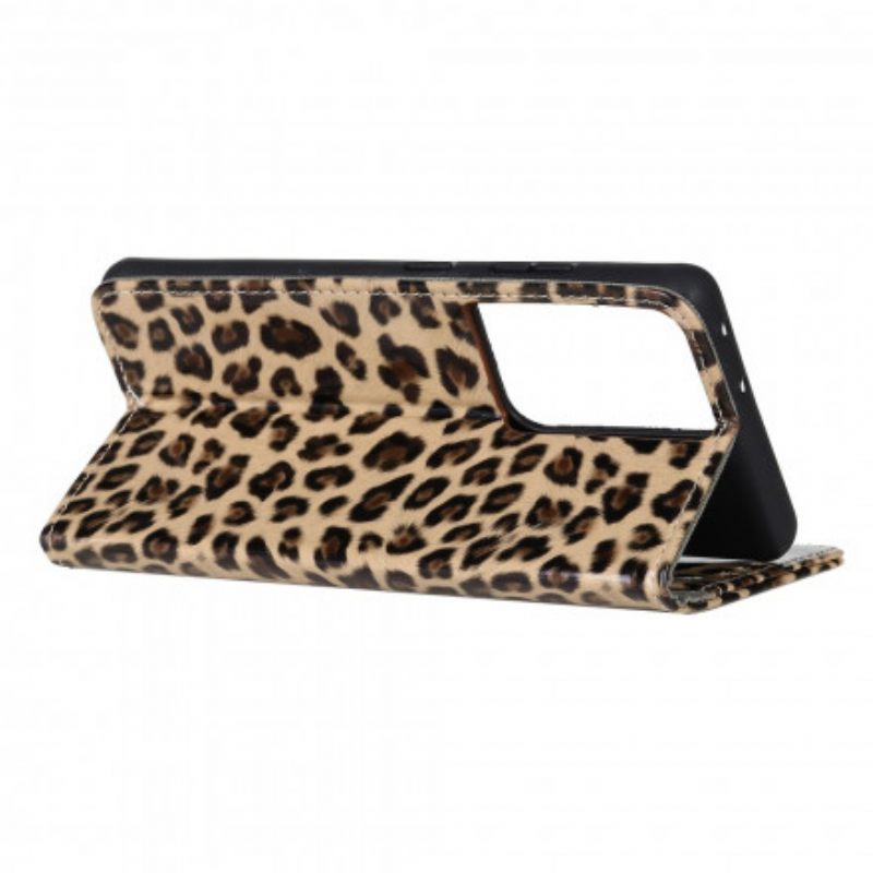 Kotelot Samsung Galaxy S21 Ultra 5G Simple Leopard