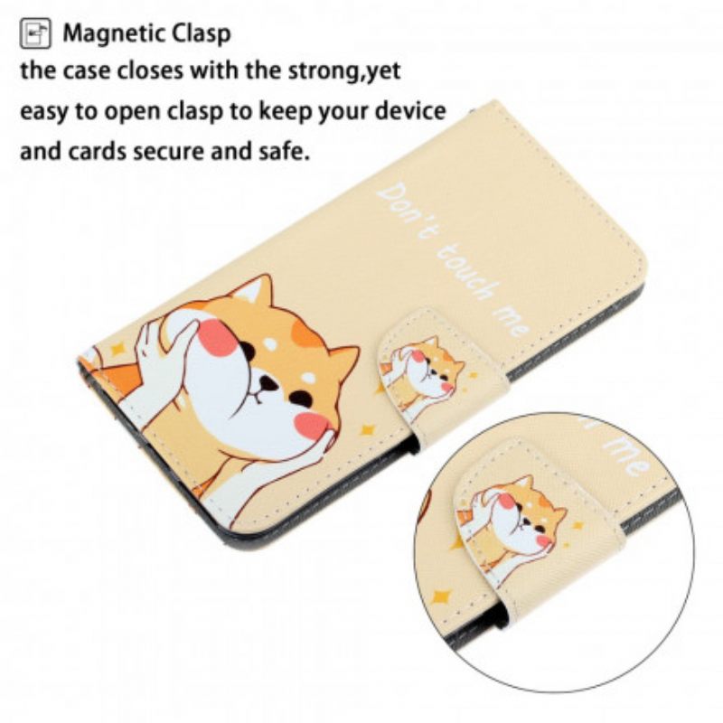 Kotelot Samsung Galaxy S21 Ultra 5G Suojaketju Kuori Cat Don't Touch Me Strappy