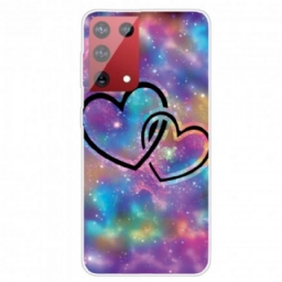 Kuori Samsung Galaxy S21 Ultra 5G Chaised Hearts