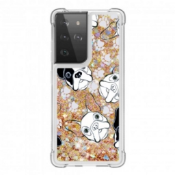 Kuori Samsung Galaxy S21 Ultra 5G Mr Dog Glitter