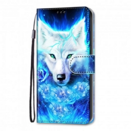 Nahkakotelo Samsung Galaxy S21 Ultra 5G Magic Wolf