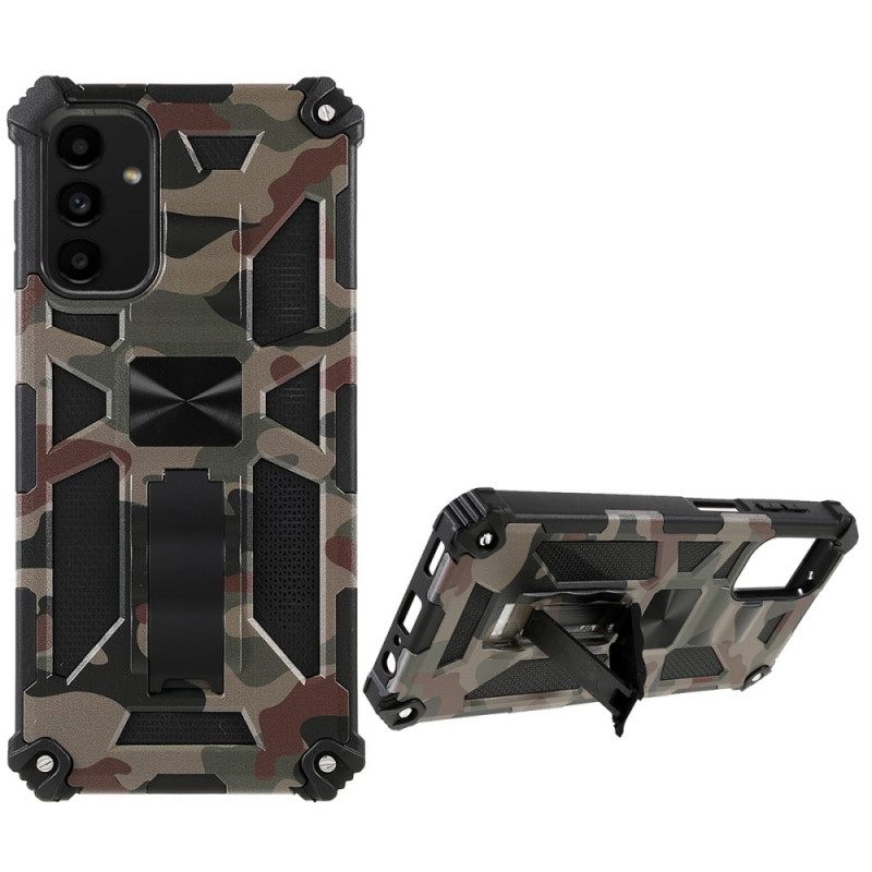 Case Samsung Galaxy A13 5G Camouflage Irrotettava Tuki