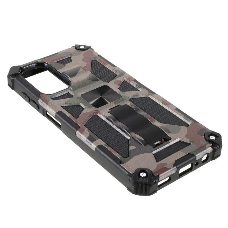 Case Samsung Galaxy A13 5G Camouflage Irrotettava Tuki