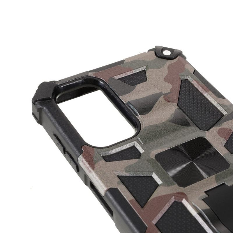 Case Samsung Galaxy A13 5G Camouflage Irrotettava Tuki