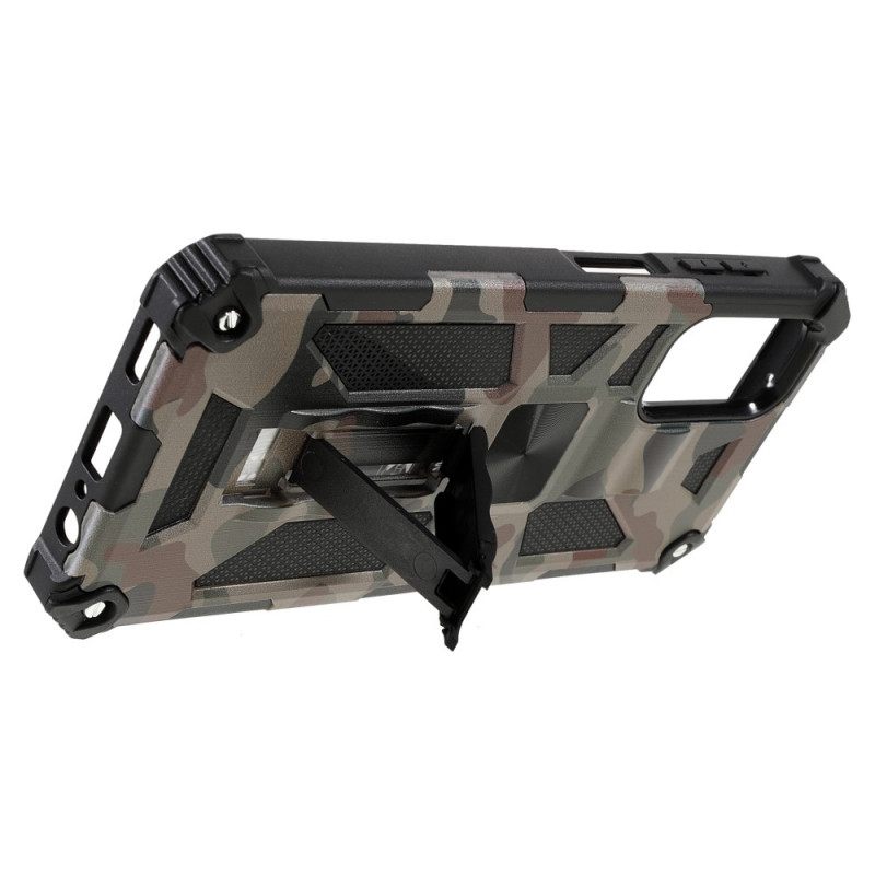 Case Samsung Galaxy A13 5G Camouflage Irrotettava Tuki