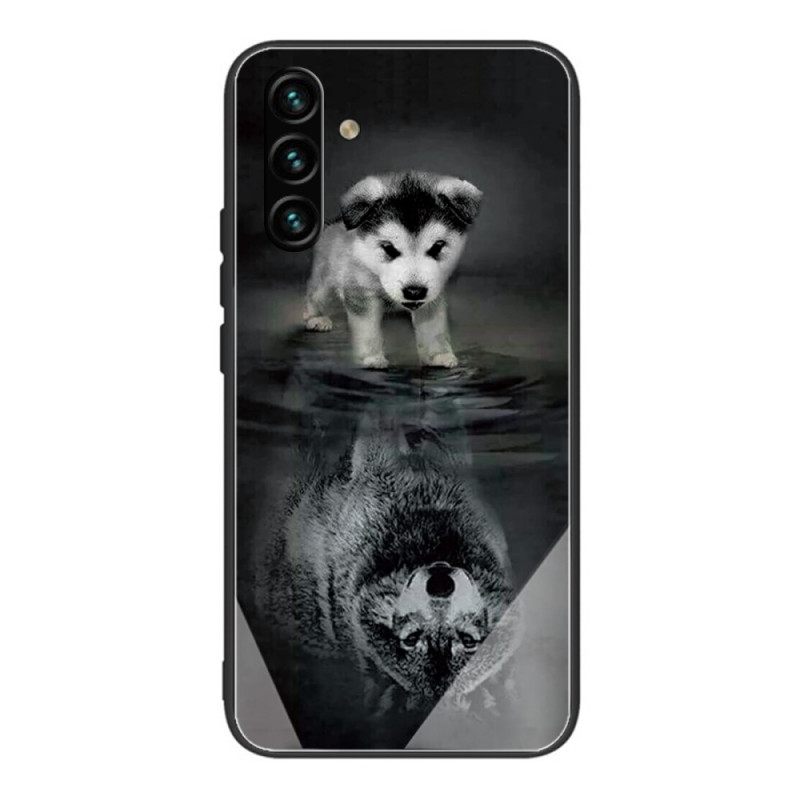 Case Samsung Galaxy A13 5G Puppy Dream Karkaistu Lasi