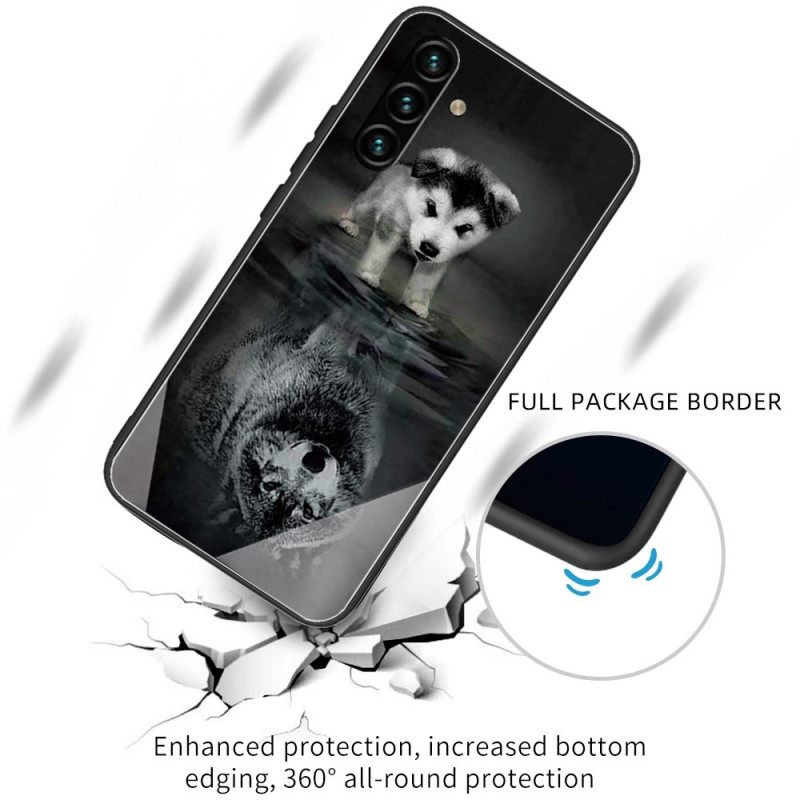 Case Samsung Galaxy A13 5G Puppy Dream Karkaistu Lasi