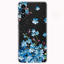 Case Samsung Galaxy A13 5G Siniset Kukat