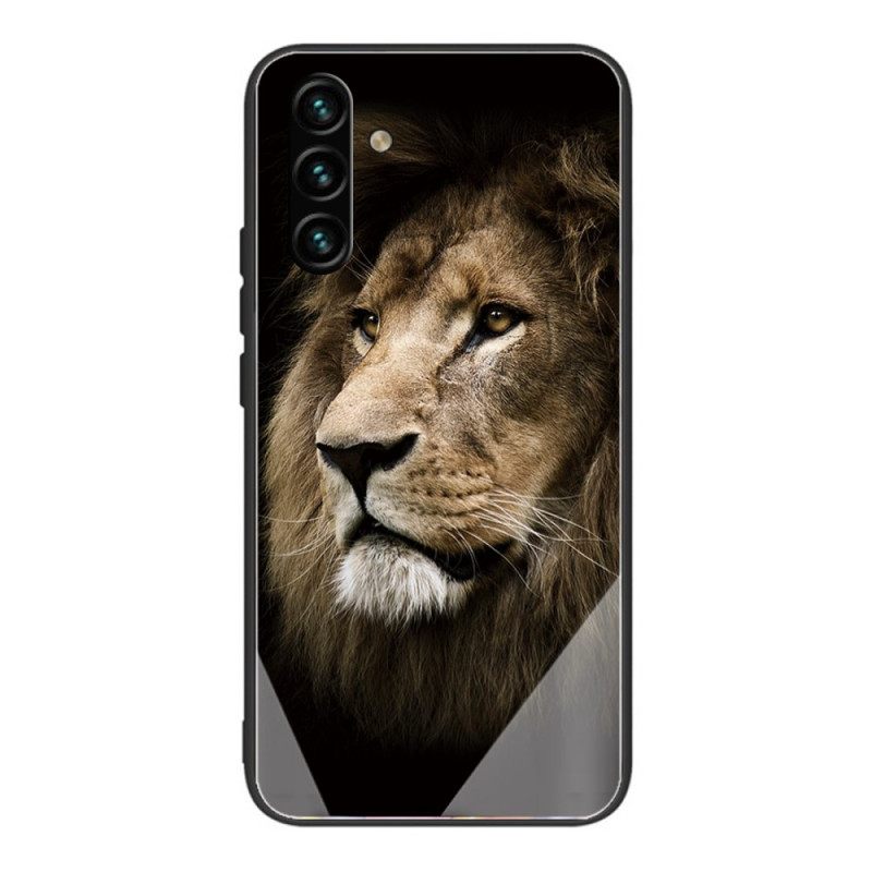 Case Samsung Galaxy A13 5G Tempered Glass Lion Head