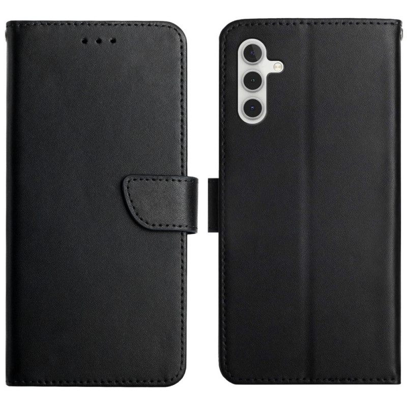 Flip Case Samsung Galaxy A13 5G Aito Nappan Nahka