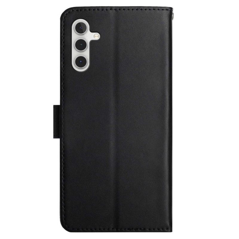 Flip Case Samsung Galaxy A13 5G Aito Nappan Nahka