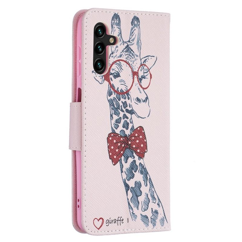 Kotelot Samsung Galaxy A13 5G Brainy Giraffe