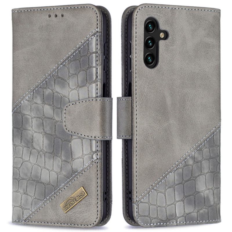 Kotelot Samsung Galaxy A13 5G Classic Crocodile Skin Effect