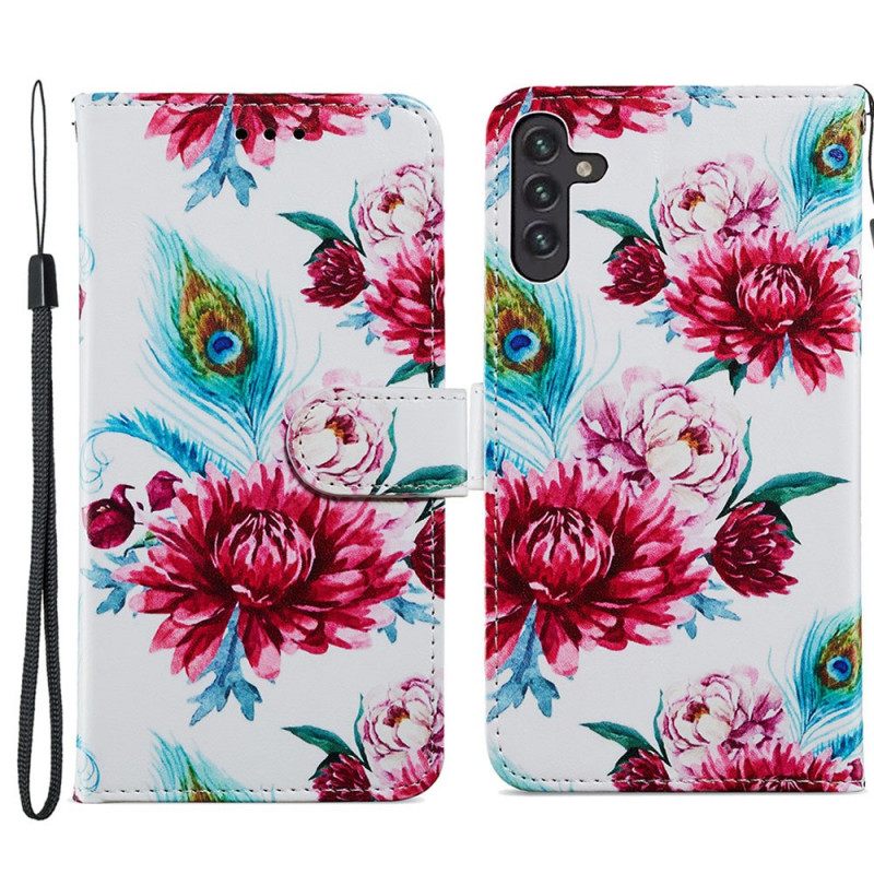 Kotelot Samsung Galaxy A13 5G Intense Flowers