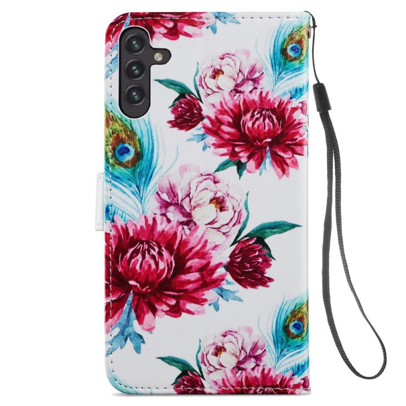 Kotelot Samsung Galaxy A13 5G Intense Flowers