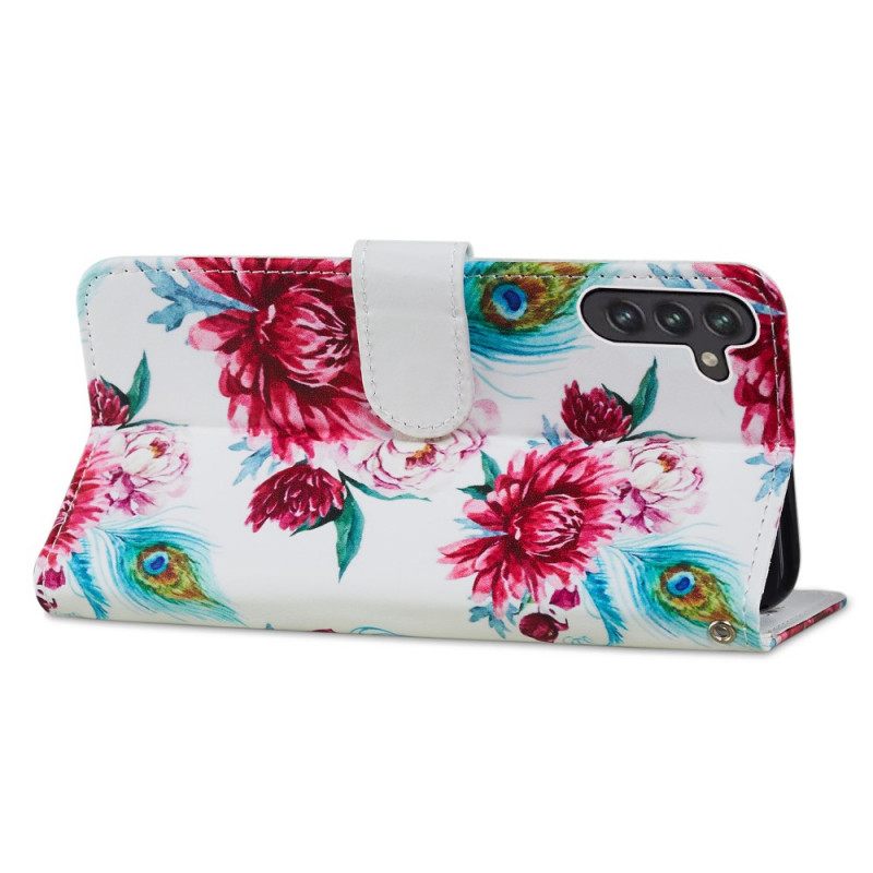 Kotelot Samsung Galaxy A13 5G Intense Flowers