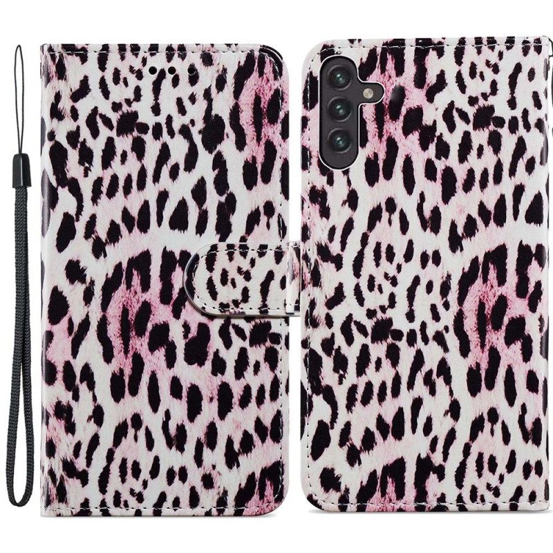 Kotelot Samsung Galaxy A13 5G Leopard Print