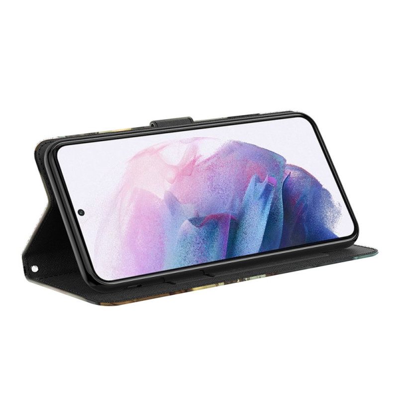 Kotelot Samsung Galaxy A13 5G Marble Design Kaulanauhalla