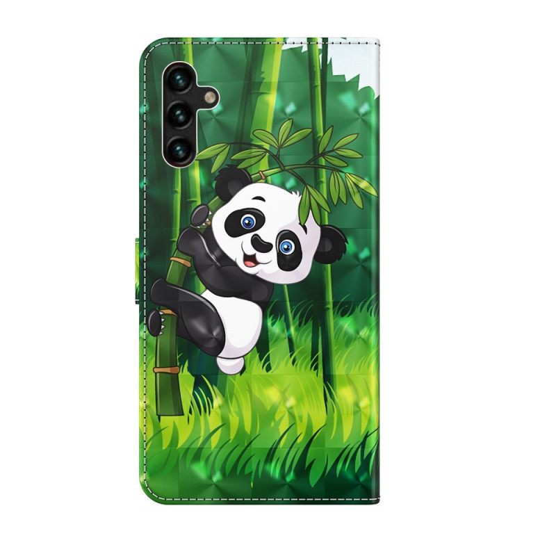 Kotelot Samsung Galaxy A13 5G Panda Ja Bamboo