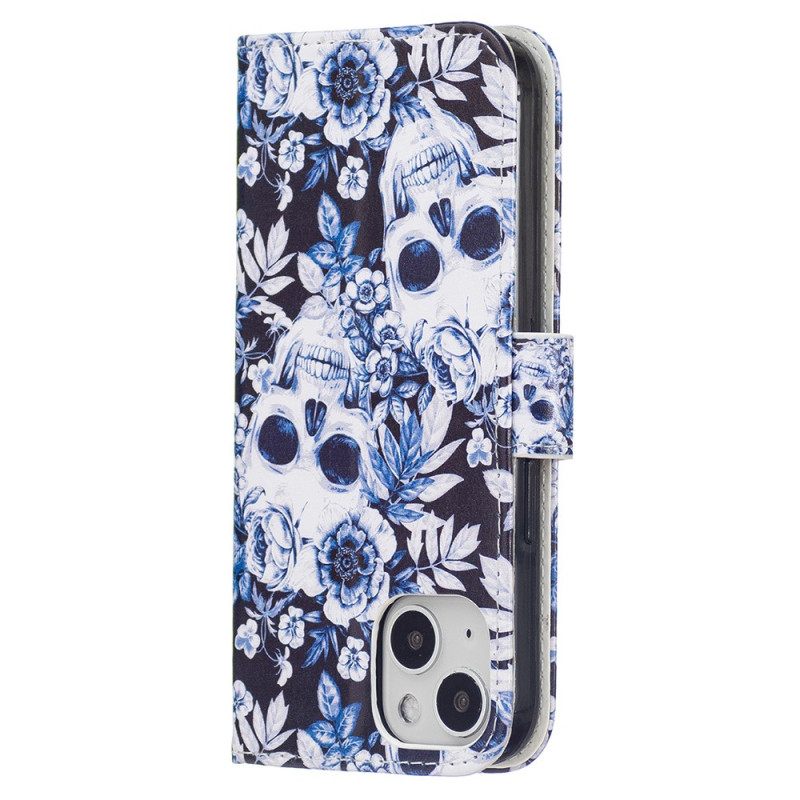 Kotelot Samsung Galaxy A13 5G Retro Skulls