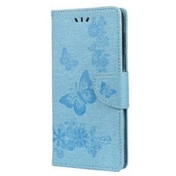 Kotelot Samsung Galaxy A13 5G Suojaketju Kuori Splendid Butterflies Hihnalla