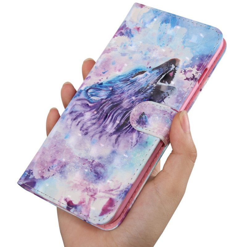 Kotelot Samsung Galaxy A13 5G Wolf Watercolour