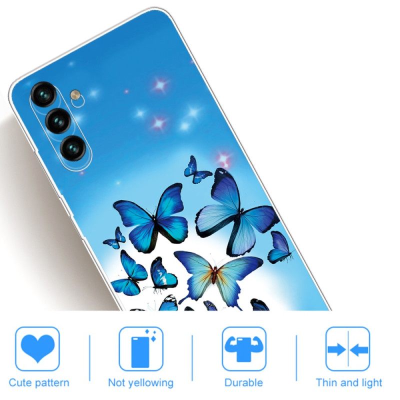 Kuori Samsung Galaxy A13 5G Butterflies Perhoset