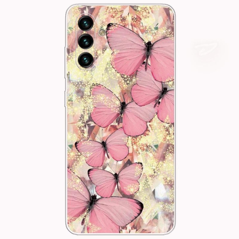 Kuori Samsung Galaxy A13 5G Butterflies Perhoset