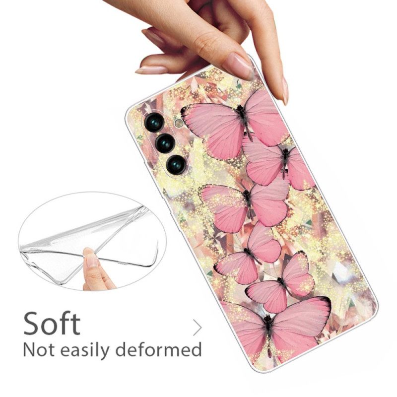 Kuori Samsung Galaxy A13 5G Butterflies Perhoset